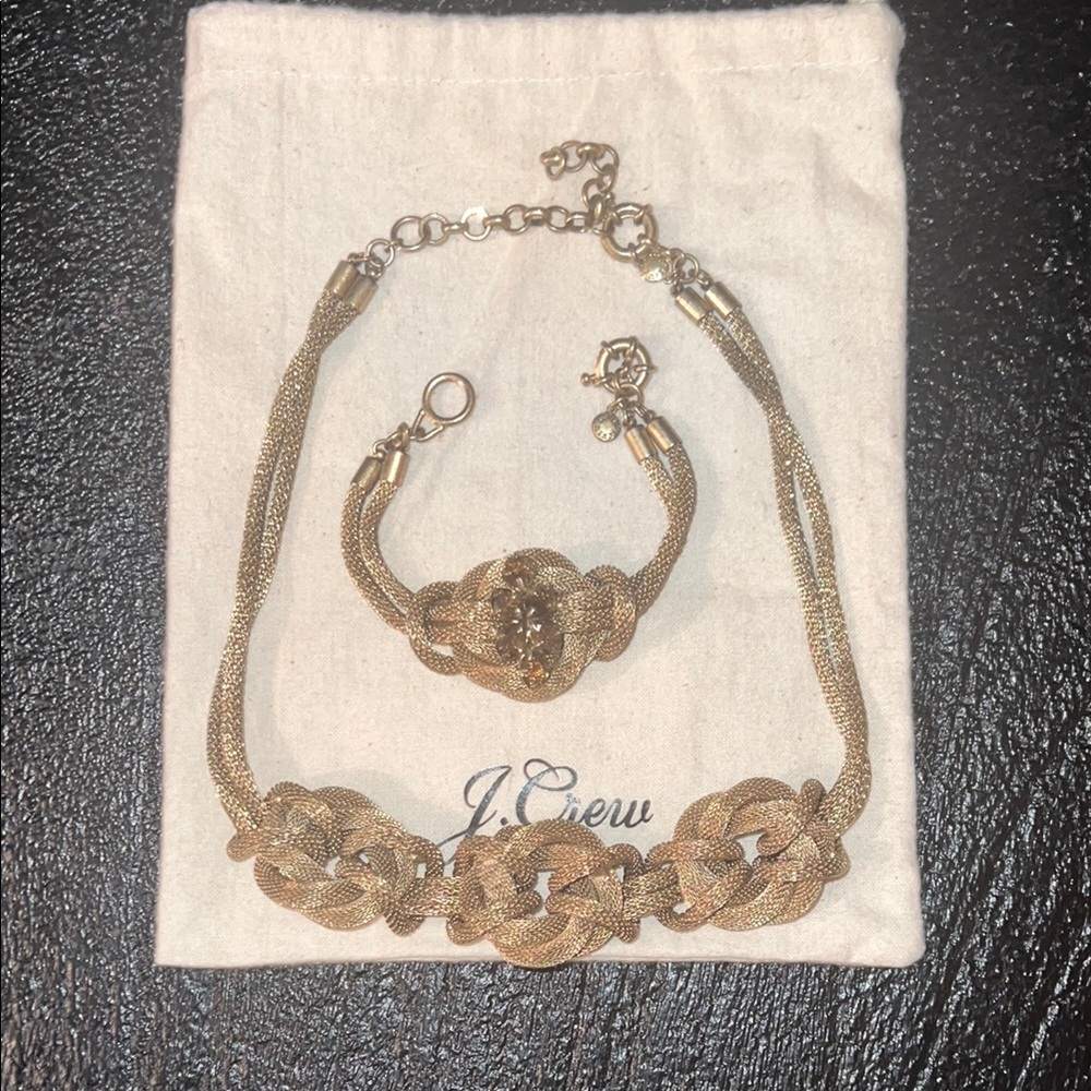 J. Crew Gold Jewelry Set